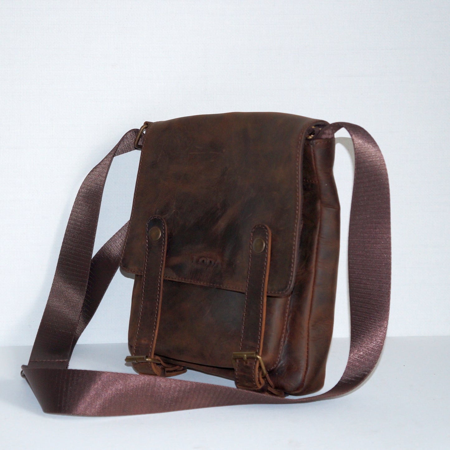 Brown Leather Shoulder Bag